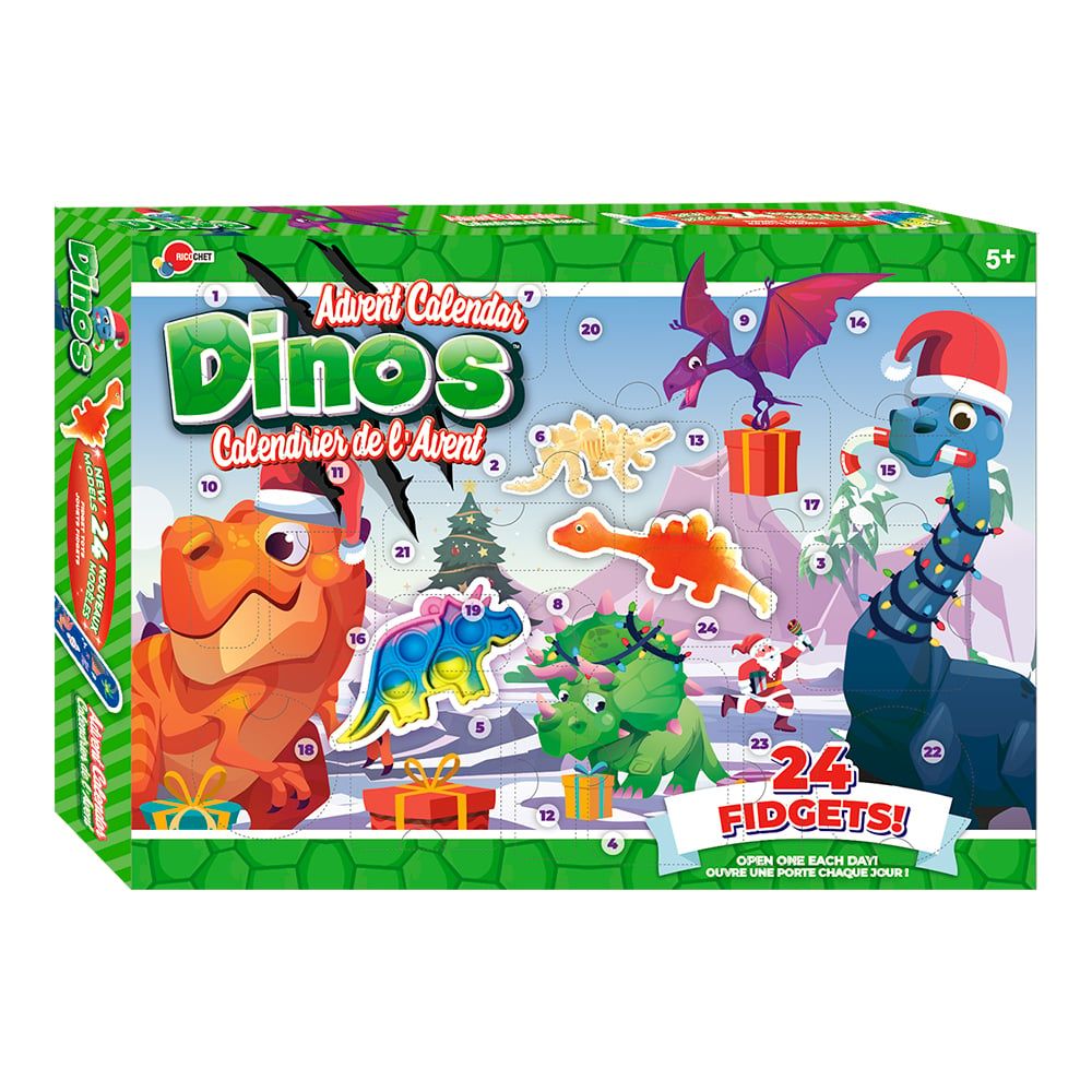 Calendrier de l&#39;Avent / Fidgets Dinos