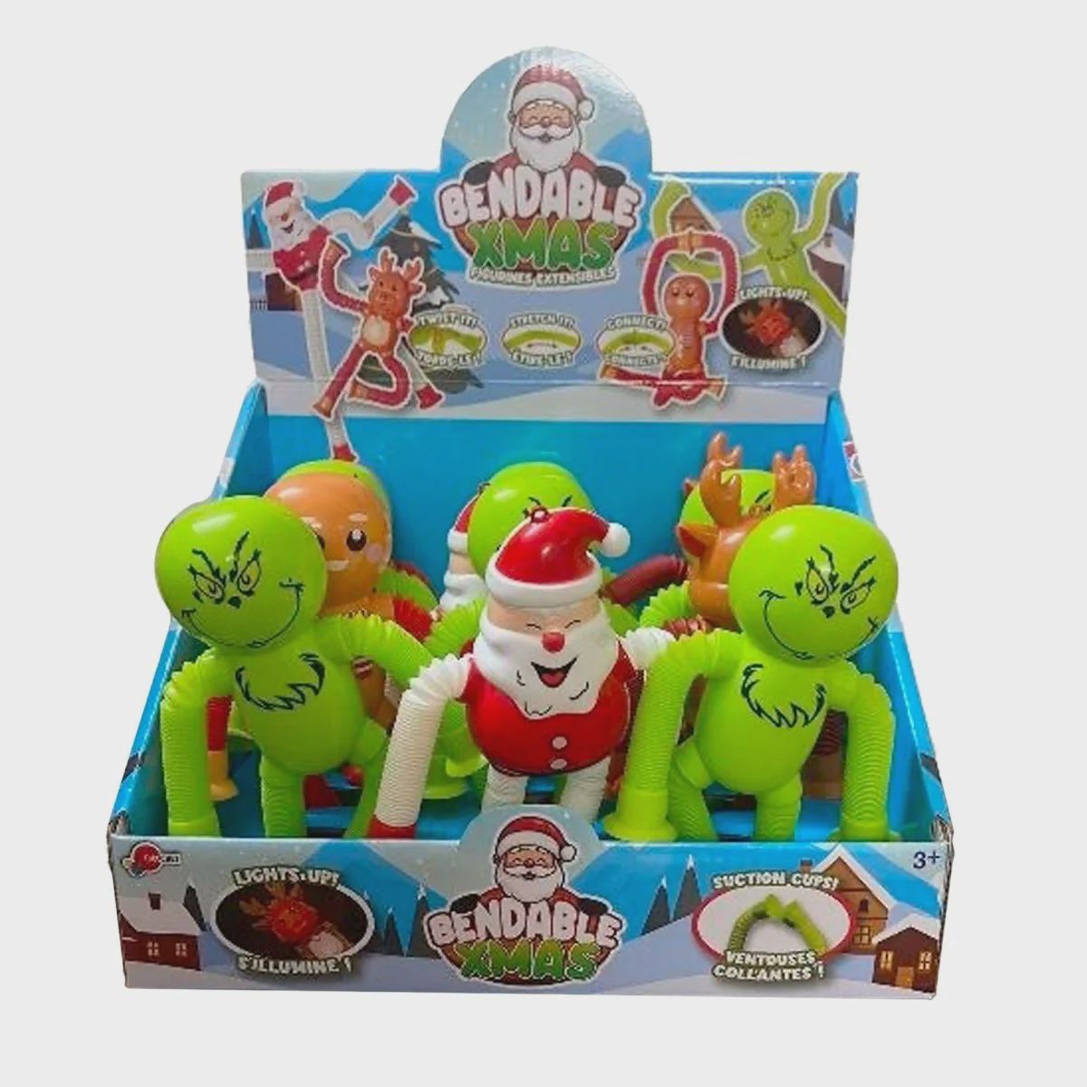 Figurine à tubes extensibles de Noël