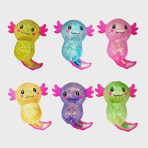 Axolotl à paillettes en sucre anti-stress
