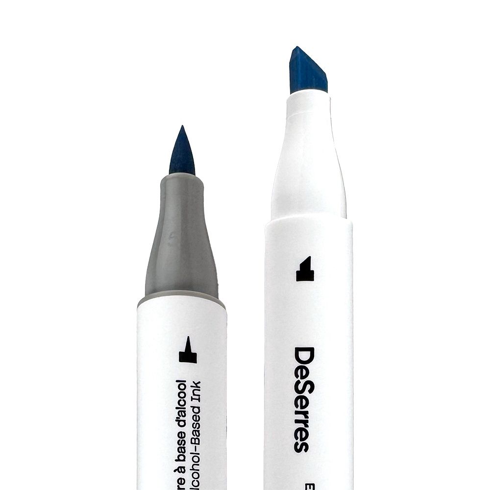 Ensemble de marqueurs alcool double pointes (48 couleurs)