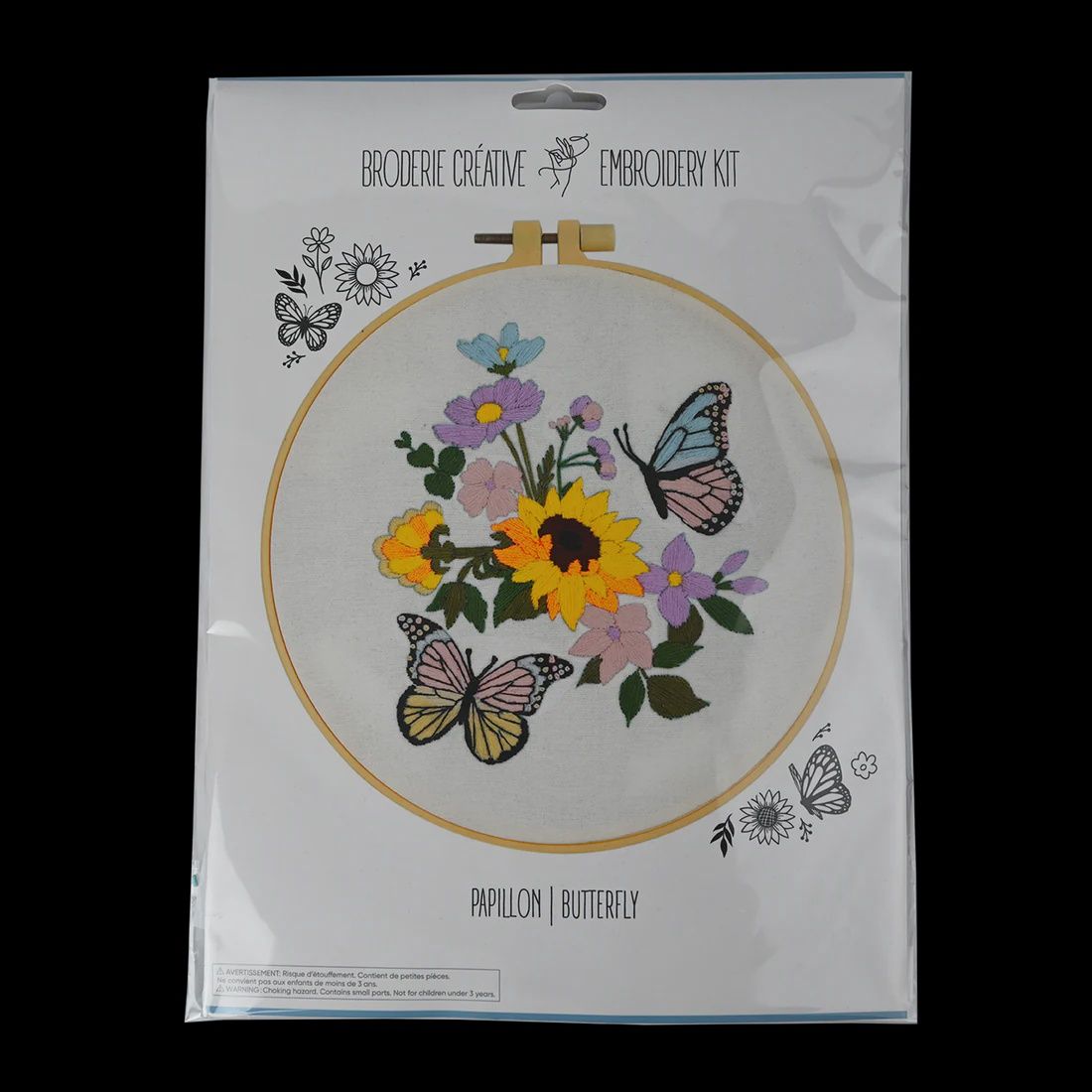 Broderie créative / Papillon