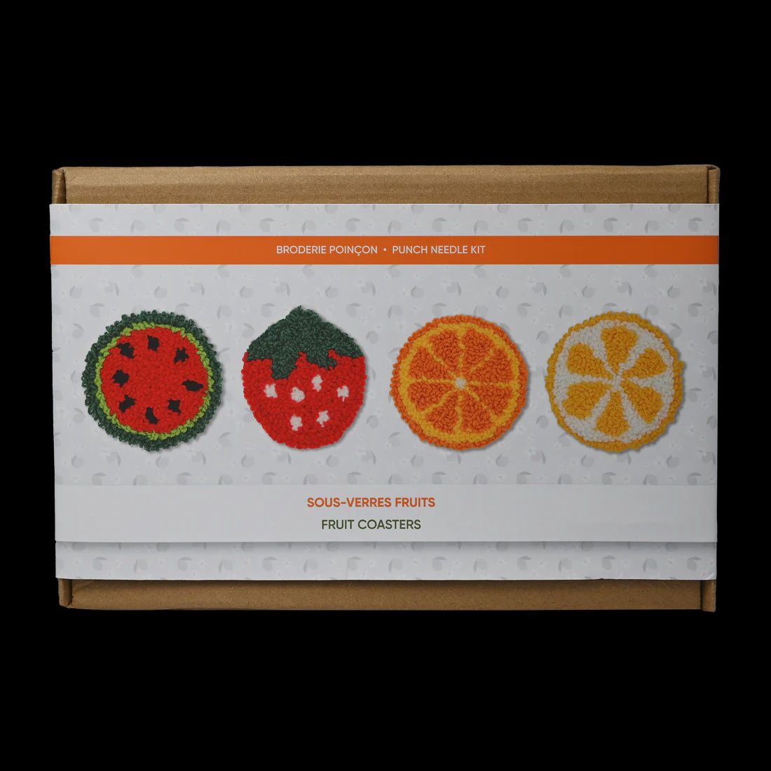 KIT SOUS-VERRES PUNCH NEEDLE – FRUIT