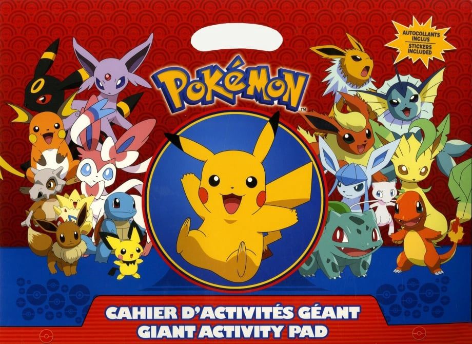 Cahier d&#39;activités Géant - Pokemon