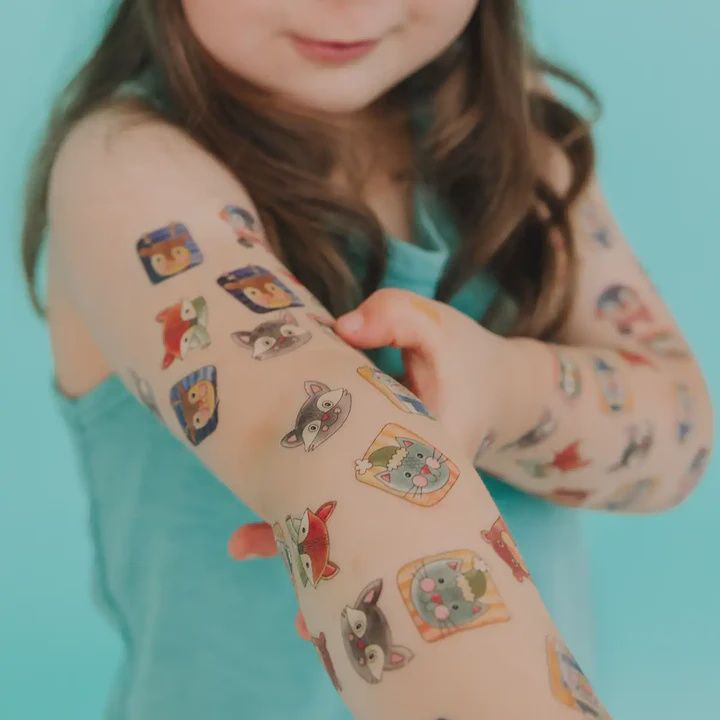 Tatouages Temporaire - Les animaux hivernaux