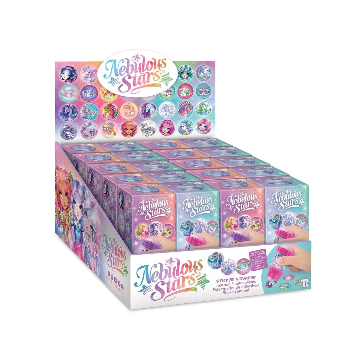 Tampon à autocollants - Nebulous Star