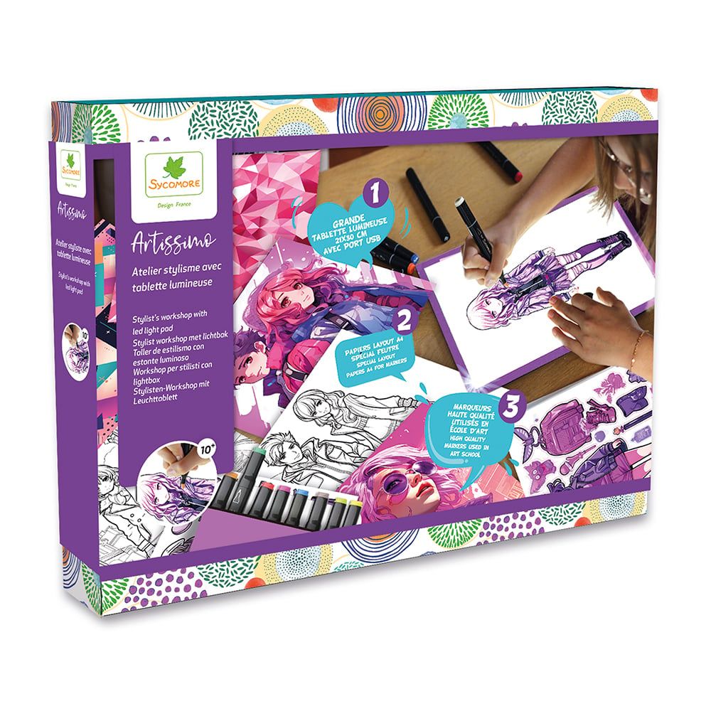 Artissimo / Atelier stylisme tablette lumineuse