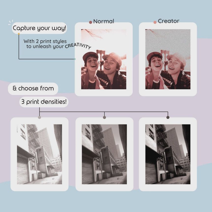 Appareil Photo Pro d&#39;Impression / Bleu ciel (Modèle P2)