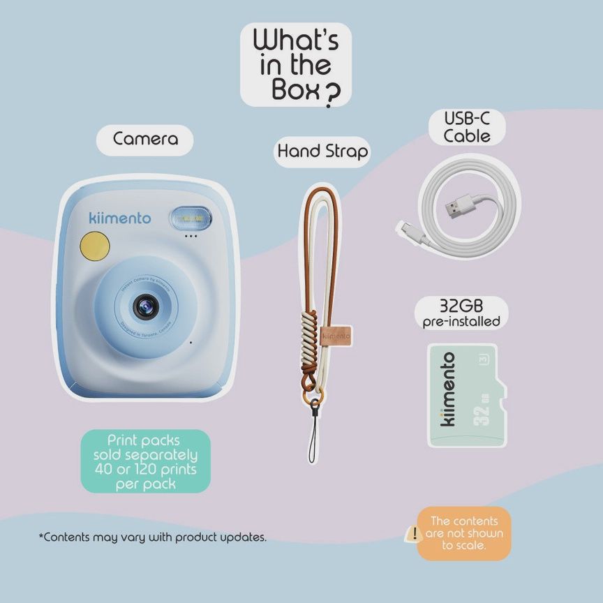 Appareil Photo Pro d&#39;Impression / Bleu ciel (Modèle P2)