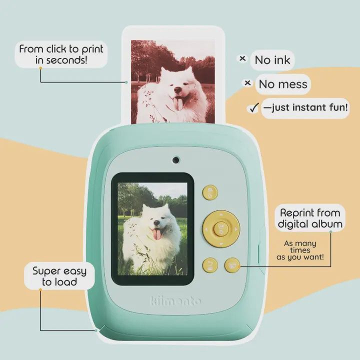 Appareil Photo Pro d&#39;Impression / Menthe (Modèle P2)