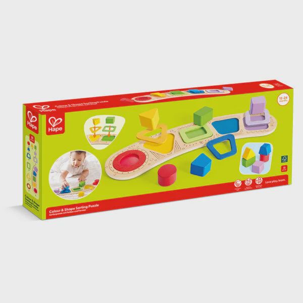 Puzzle à formes et couleurs