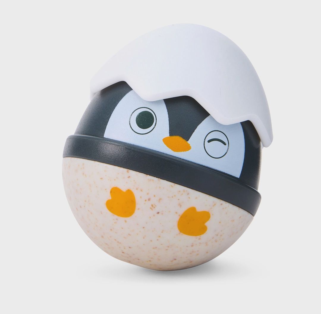 Famille de pingouin qui vacille