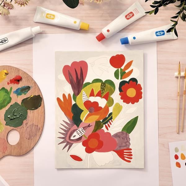 Atelier 23 : Mélange de couleurs - Champs