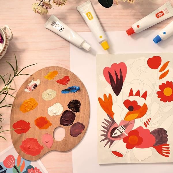 Atelier 23 : Mélange de couleurs - Champs