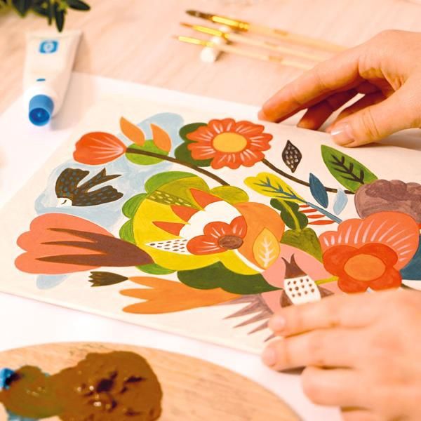 Atelier 23 : Mélange de couleurs - Champs