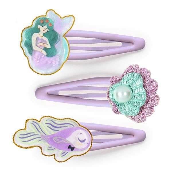 Plume / Barrettes Loreleï x3