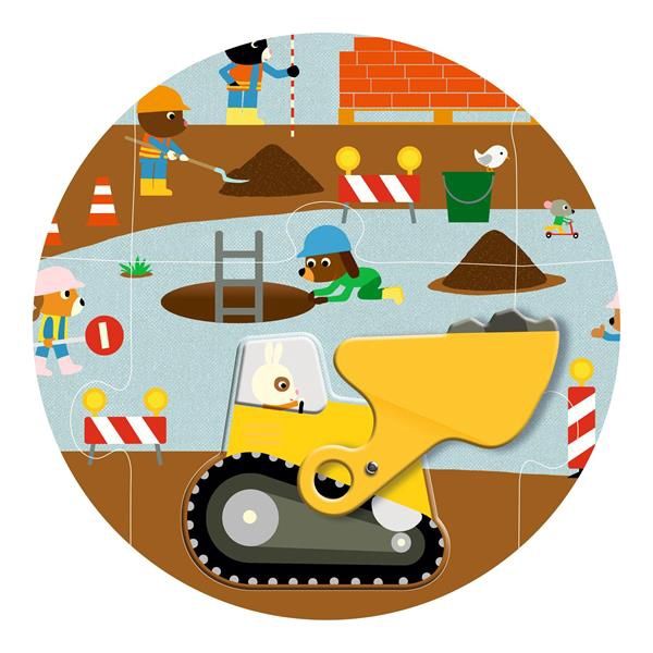 Puzzle Géant / Le chantier - 12pcs + 5pcs