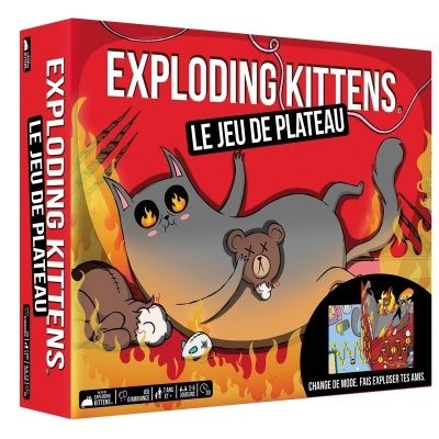 Jeu Exploding kittens - Le jeu de plateau (Fr)