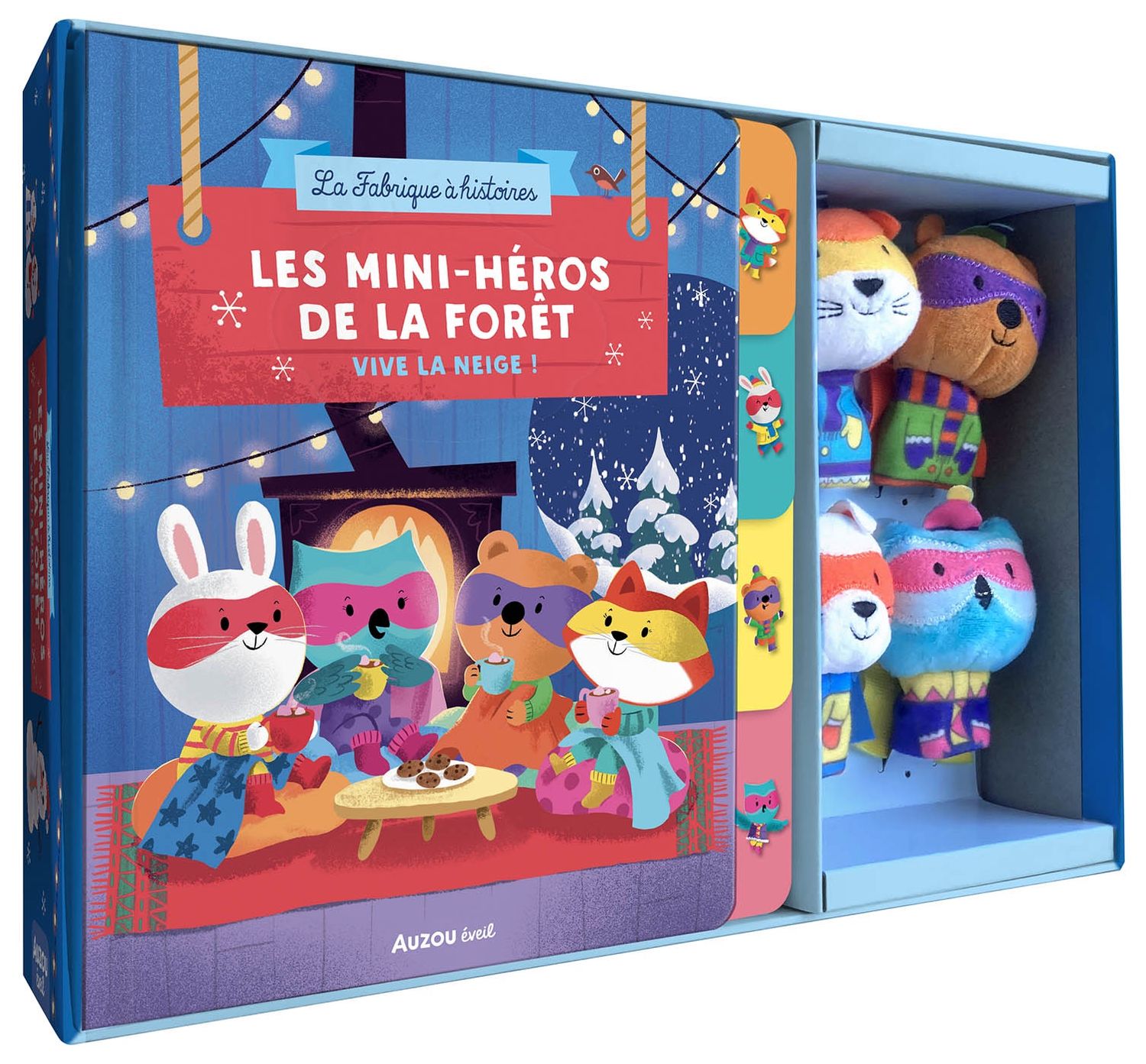 Coffret marionnettes à doigts - les mini-héros de la forêt