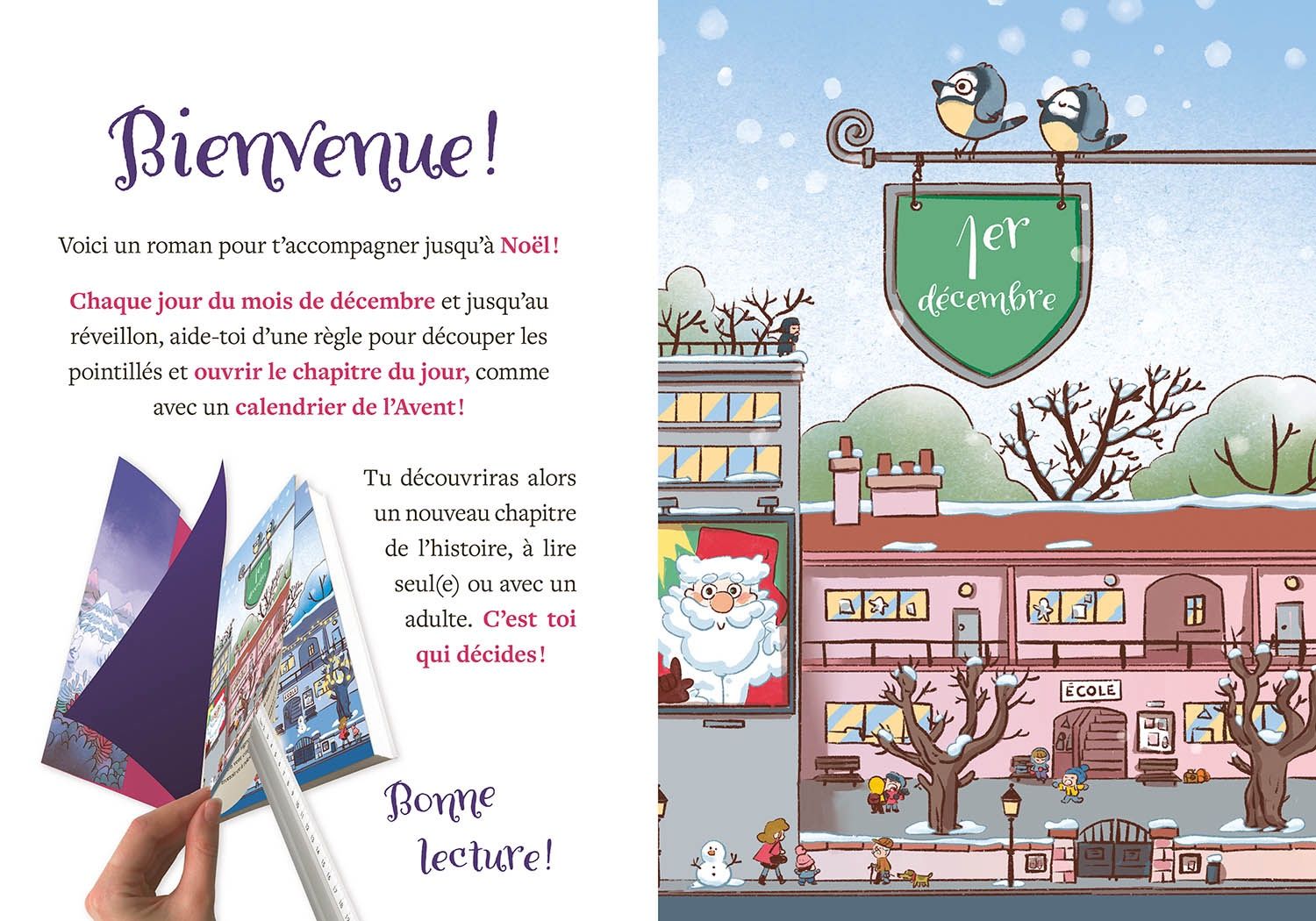 Le Noël de Clara la petite sorcière - Mon roman de l'Avent