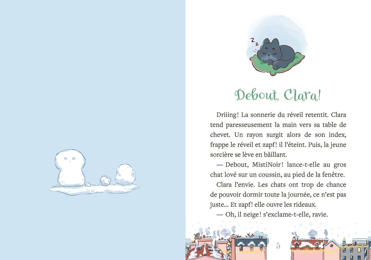 Le Noël de Clara la petite sorcière - Mon roman de l'Avent