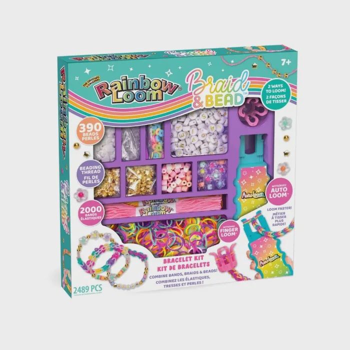 Rainbow Loom / Ensemble tresses et perles