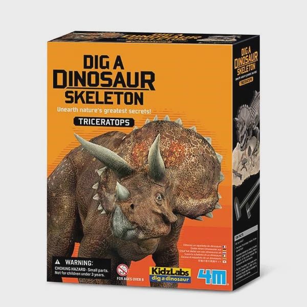 Déterrer un squelette / Tricératops