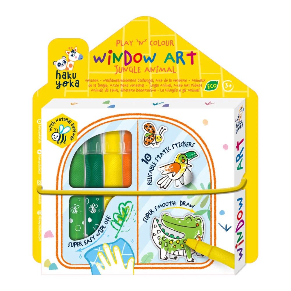 Crayons pour fenêtre / Jungle