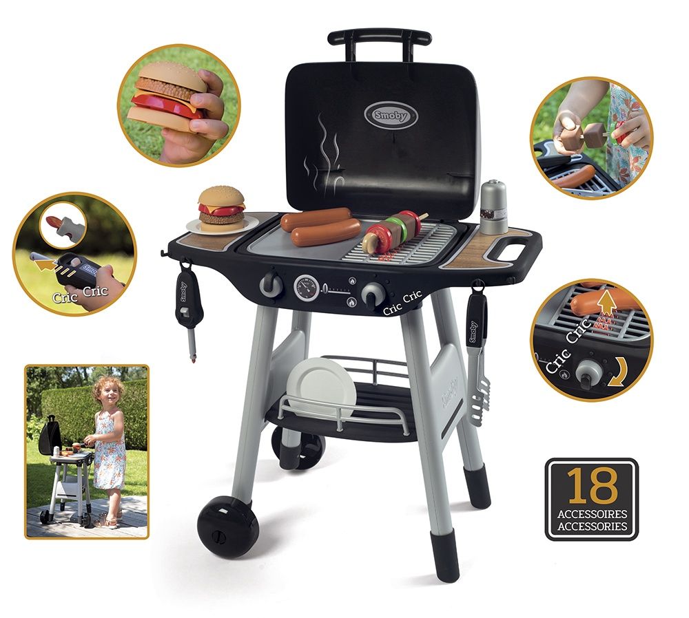 Barbecue Plancha avec 18 accessoires