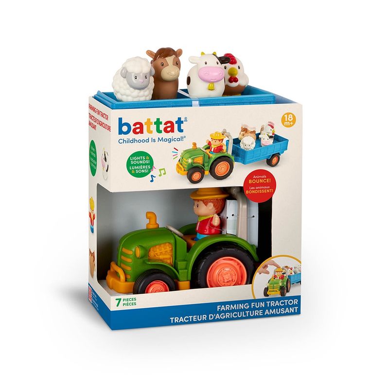 Battat - Tracteur De Ferme Et Remorque S&amp;L