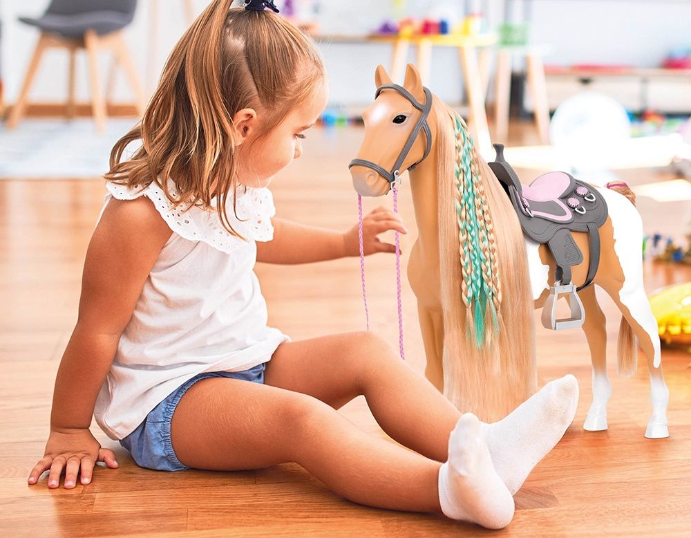 Cheval Og-Palomino "From Hair To There" 50Cm