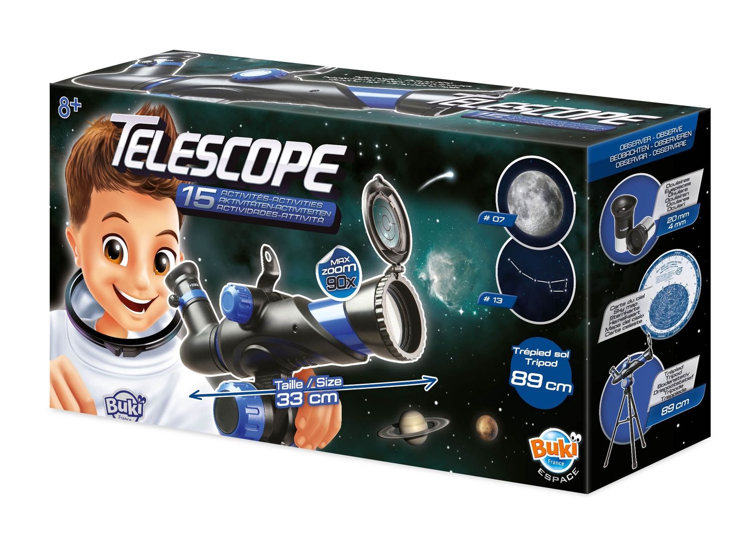 Buki France Espace-Télescope &amp; 15 Activités (12.23