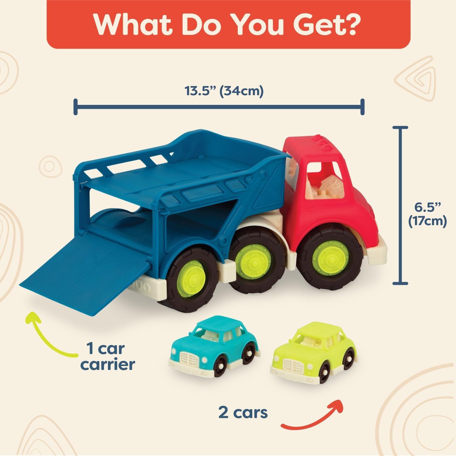 B.Toys - Happy Cruisers Transporteur D'Auto *23