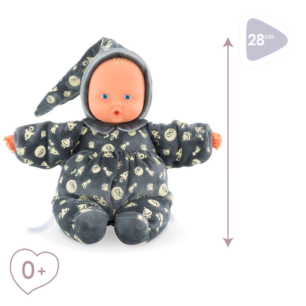 Mon doudou Corolle / Babipouce - Brille dans la Nuit (28 cm)