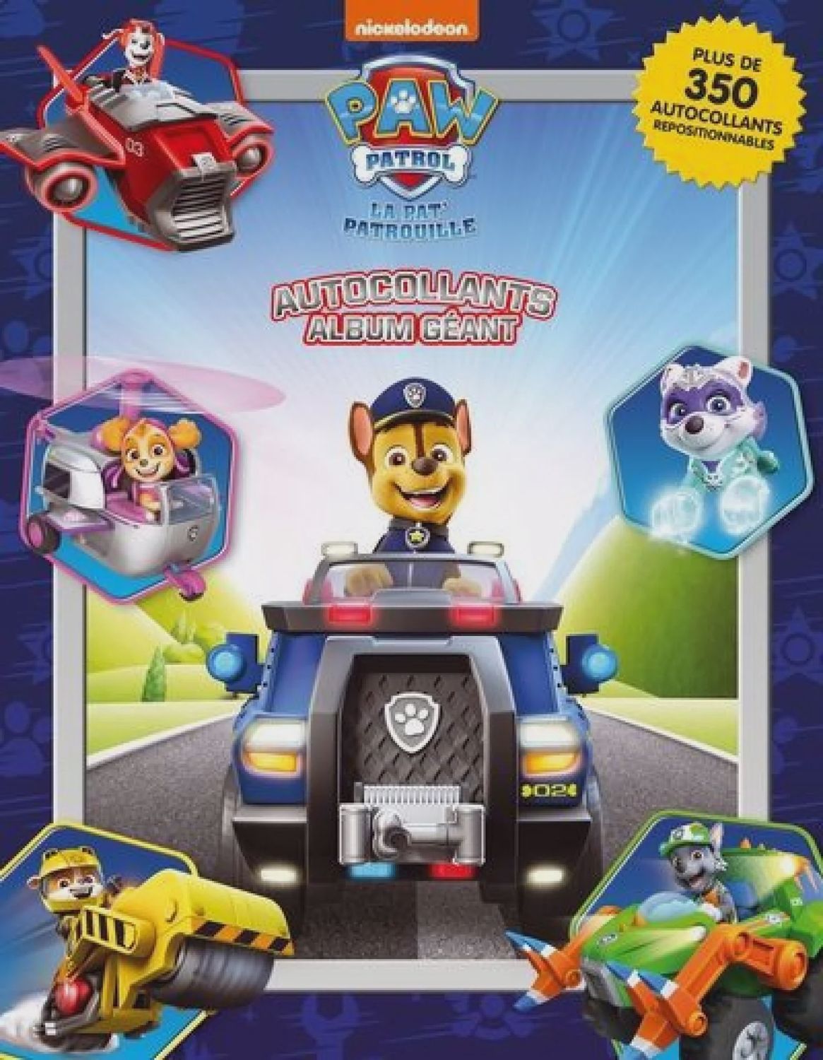 La pat patrouille autocollants album géant