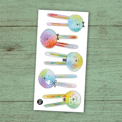 Tatouage Temporaire - Les charmants lapins / The charming rabbits