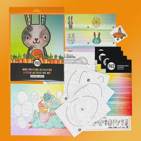 Ensemble de Tatouages - Mes petites activités - Printemps / Little activities set - Spring