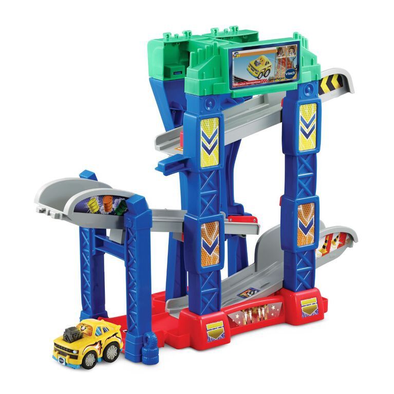 Tut Tut Bolides Multi cascades Jump&amp;Go 4 en 1