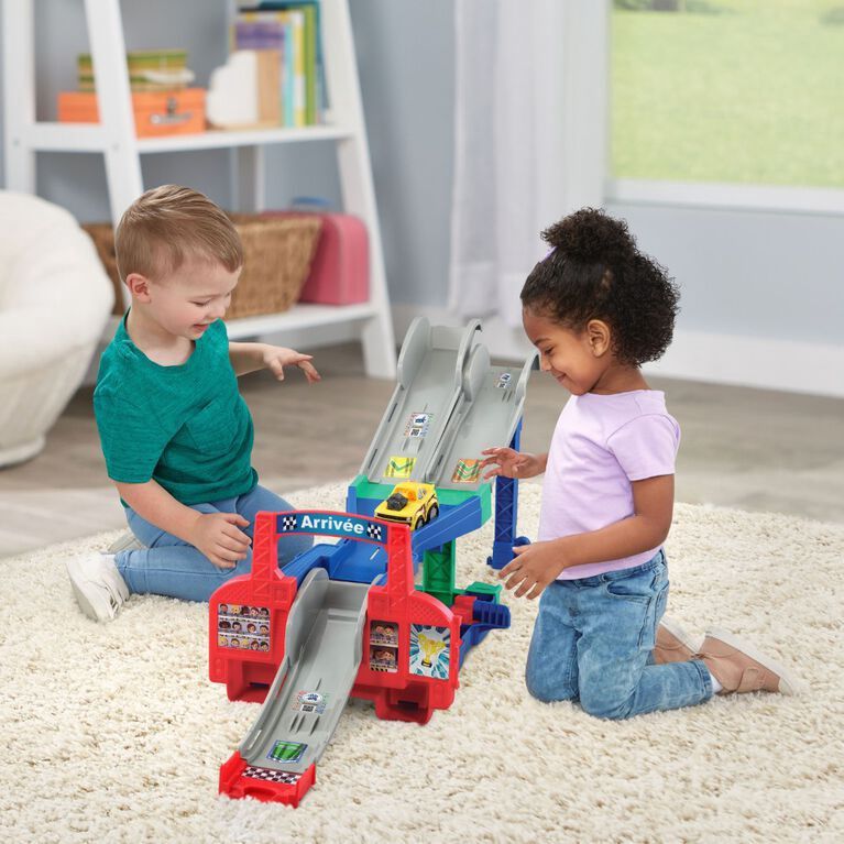 Tut Tut Bolides Multi cascades Jump&amp;Go 4 en 1