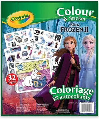 Coloriage et autocollants / Reine des neiges 2