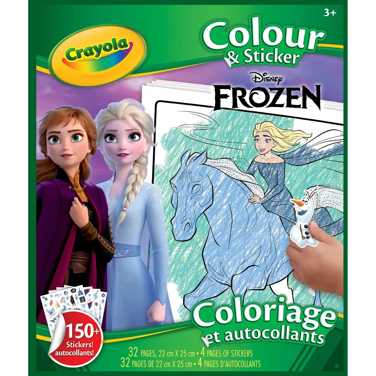 Coloriage et autocollants / Reine des neiges 2