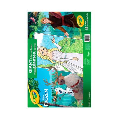 Crayola /Pages géantes à colorier / La Reine des neiges 2