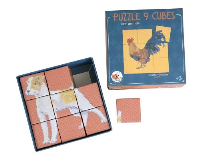 Egmont C.T. 9 Cubes Animaux ferme