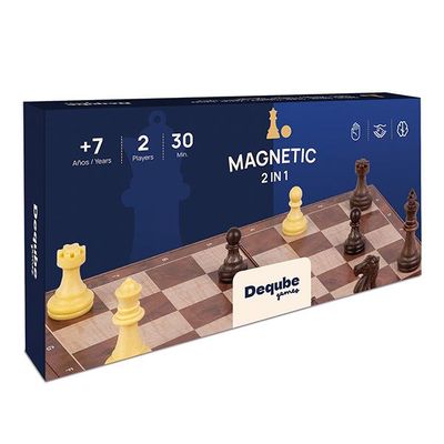Jeux Echec et Dame Magnetic Moyen