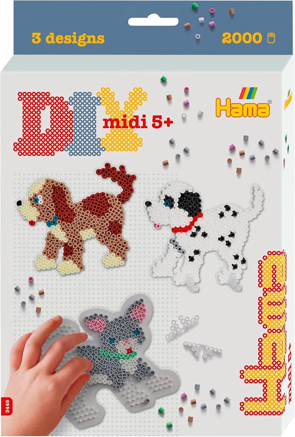 Boite de 2000 perles / Chiens et chats