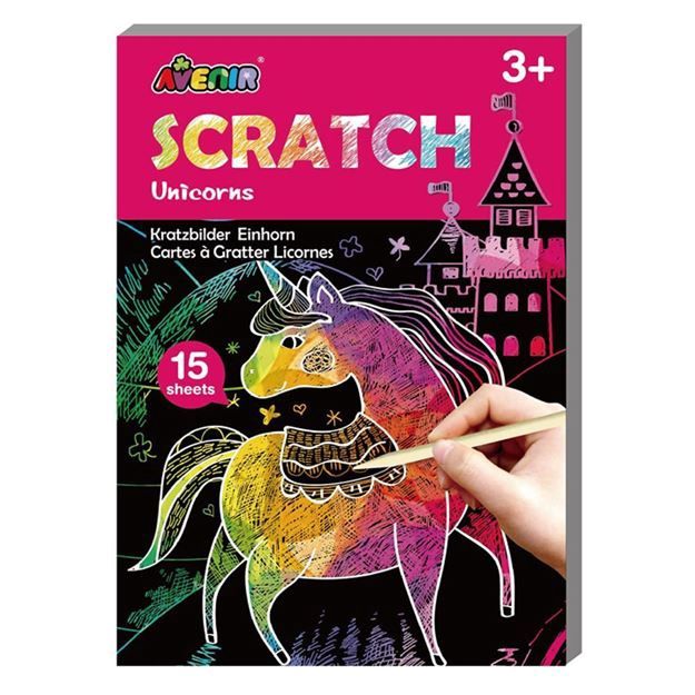 Mini Scratch Book - Licornes