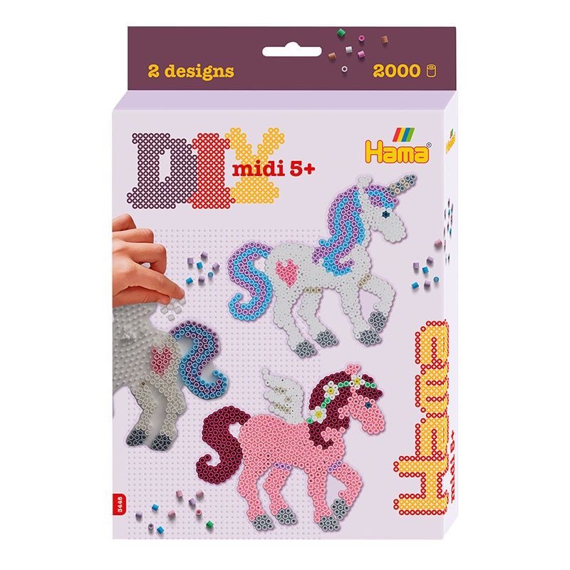 Boite de 2000 perles / Licornes Fantaisie