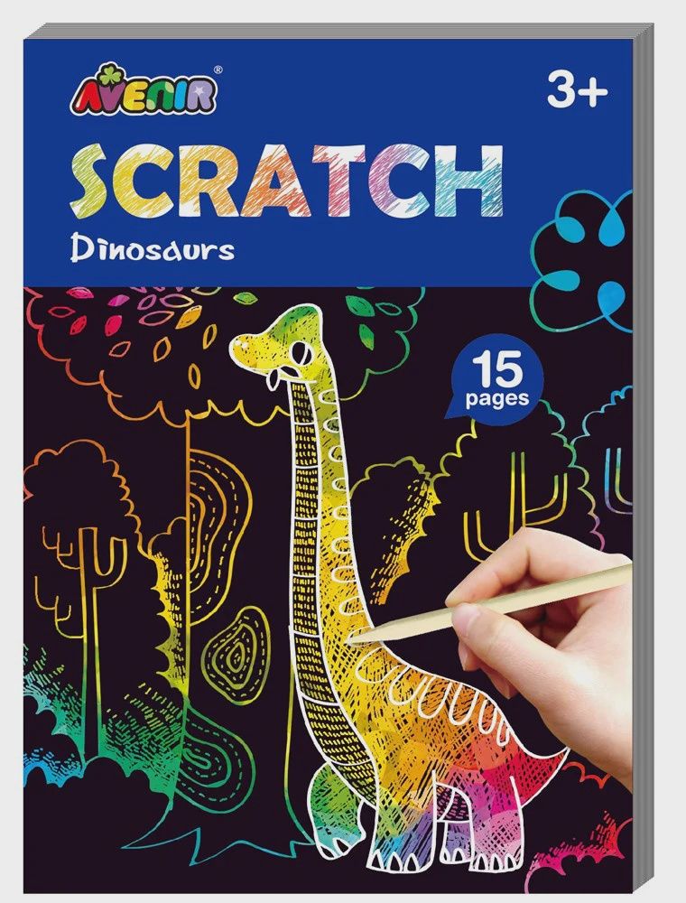 Mini Scratch Book - Dinosaures