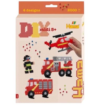 Boite de 2000 perles / Pompiers