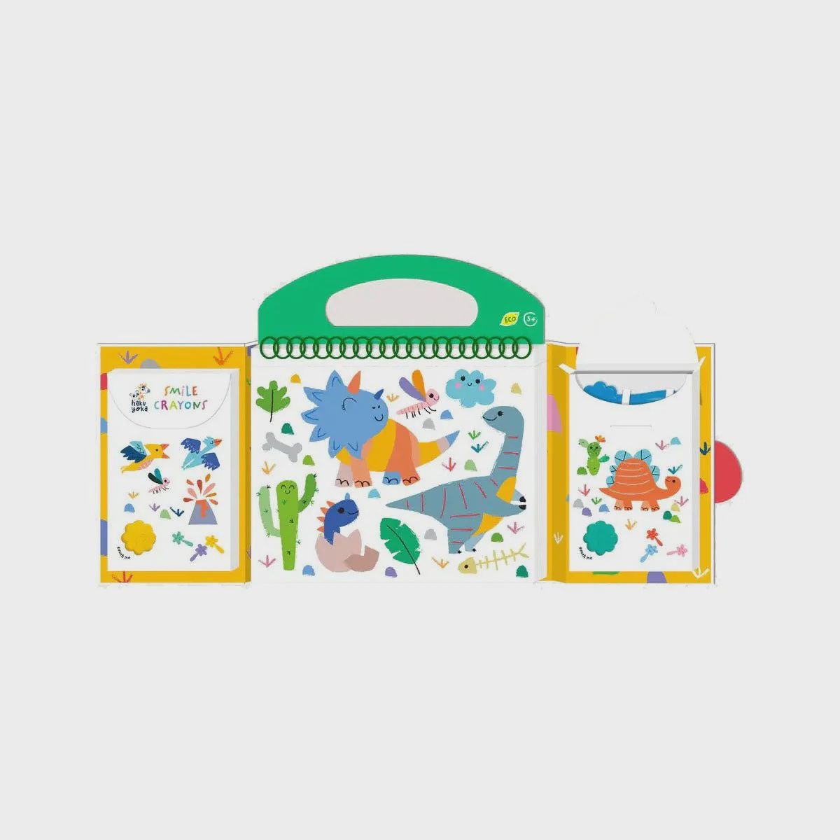 Mon premier kit de coloriage Haku Yoka - Amis Dinos
