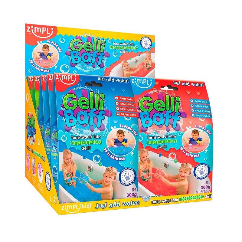 Gelli Baff - Gelée pour bain couleurs mix